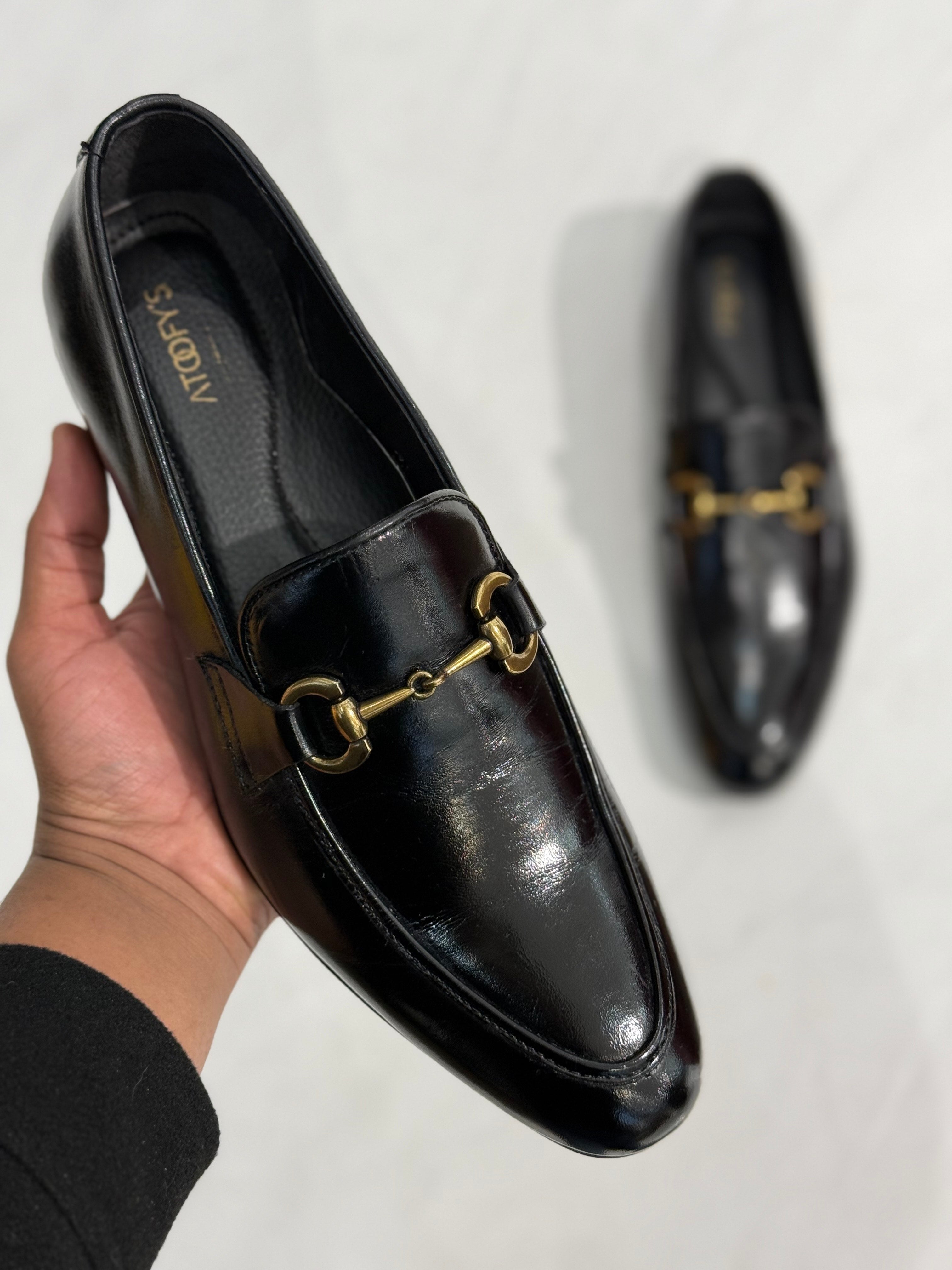 Classic Black Loafers